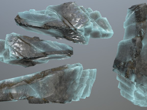Ice rocks 3D 模型