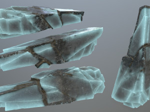 Ice rocks 3D 模型