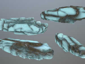 Ice rocks 3D 模型