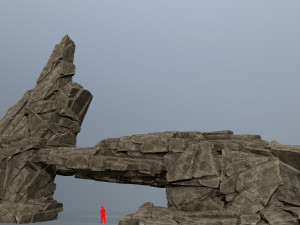 Desert rock set 3D मॉडल