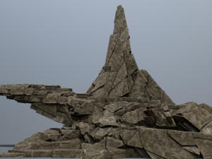 Desert rock set 3D मॉडल