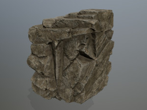 Desert rock set 3D मॉडल