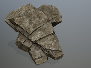 Desert rock set 3D मॉडल