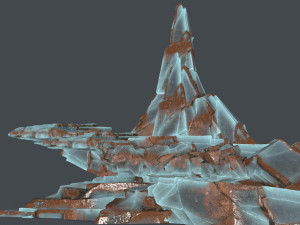 Ice rocks Modello 3D