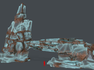 Ice rocks Model 3D