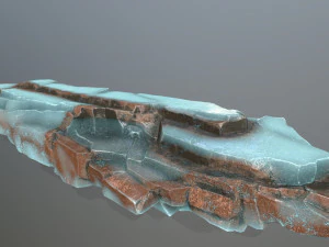 rocas de hielo Modelo 3D