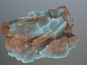 Ice rocks Model 3D