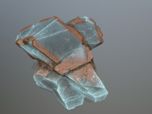 Ice rocks Model 3D