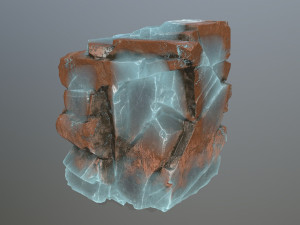Ice rocks Model 3D