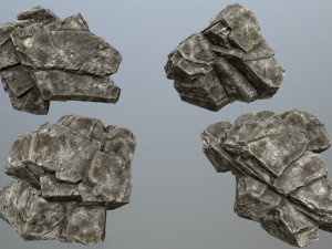 Desert rocks 3Dモデル