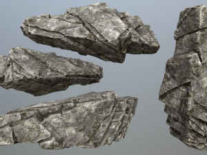 Desert rocks 3Dモデル