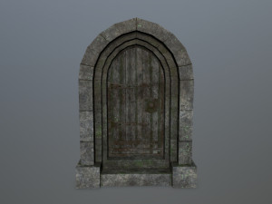 MedievalDoor Modelo 3D