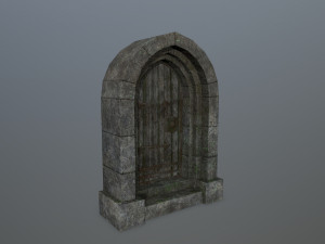 MedievalDoor Model 3D