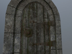 MedievalDoor Model 3D