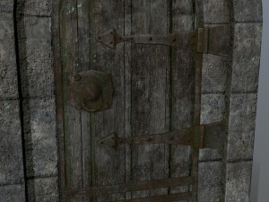MedievalDoor Model 3D