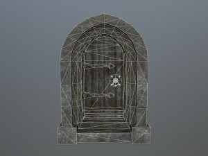 MedievalDoor Model 3D