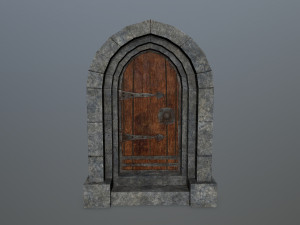 MedievalDoor 3D Model