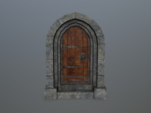MedievalDoor 3D Model