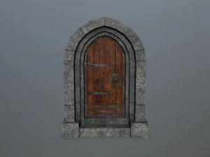 MedievalDoor 3D Model