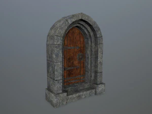 MedievalDoor 3D Model