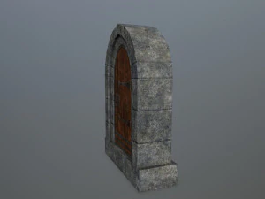 MedievalDoor 3D Model