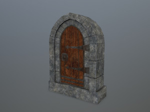 MedievalDoor 3D Model