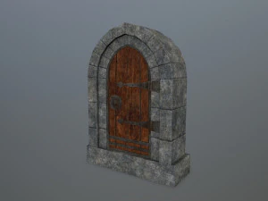 MedievalDoor 3D Model