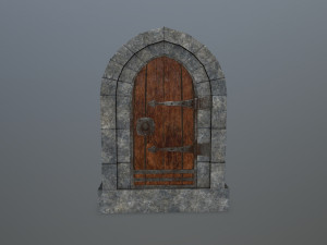 MedievalDoor 3D Model