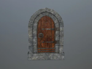 MedievalDoor 3D Model