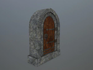 MedievalDoor 3D Model