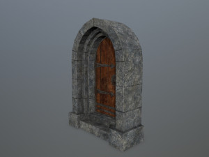 MedievalDoor 3D Model