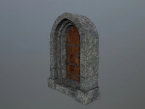 MedievalDoor 3D Model
