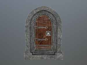 MedievalDoor 3D Model