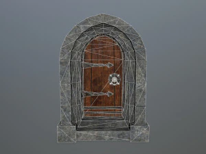 MedievalDoor 3D Model