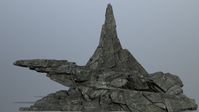 Cliff rocks Modello 3D .c4d .max .obj .3ds .fbx .stl .blend 