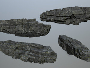 Cliff rocks Modello 3D
