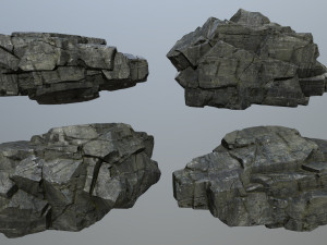 Cliff rocks Modello 3D