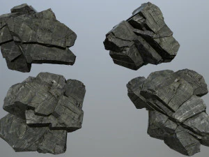 Cliff rocks 3D Model