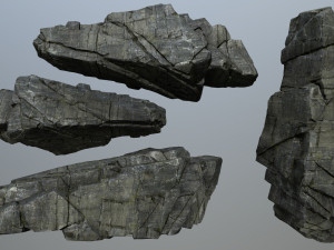 Cliff rocks Modello 3D
