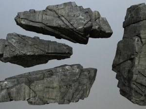 Cliff rocks 3D Model