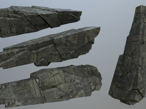 Cliff rocks Modello 3D