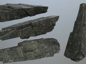 Cliff rocks 3D Model