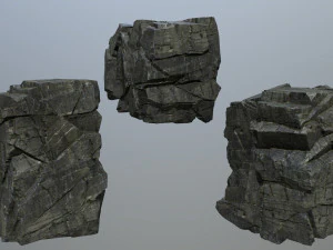 Cliff rocks 3D Model