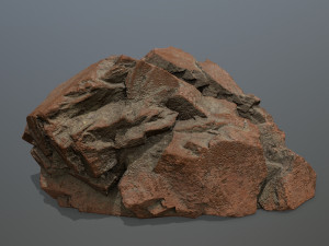 Rock stairs 3D Model