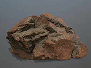 Rock stairs 3D Model