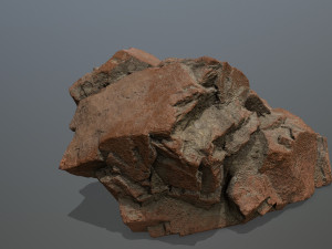 Rock stairs 3D Model