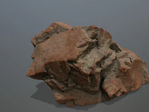 Rock stairs 3D Model