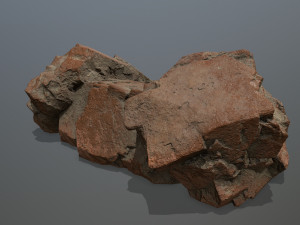 Rock stairs 3D Model