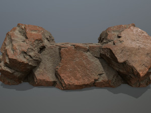 Rock stairs 3D Model