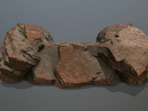 Rock stairs 3D Model